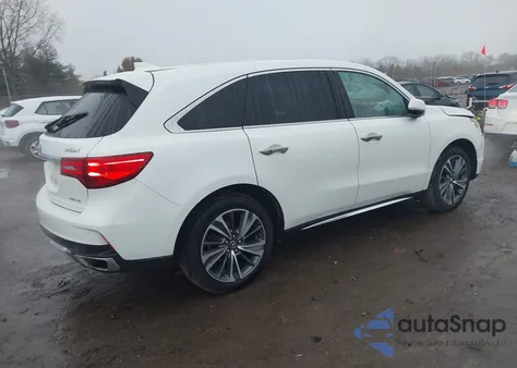 2019 Acura Mdx Tech Entertainment Pkgs from USA, damaged, VIN 5J8YD4H76KL015699